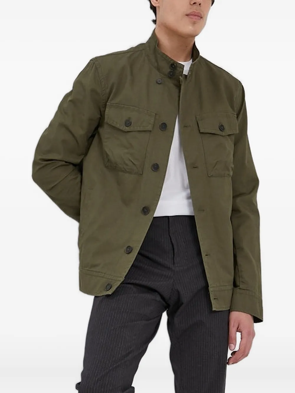 Куртка-рубашка на пуговицах с карманами Sisley, зеленый
Куртка-рубашка на пуговицах с карманами Sisley, зеленый