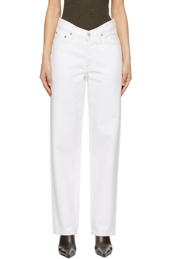 Белые мешковатые джинсы с V-образным вырезом на талии AGOLDE
Белые мешковатые джинсы с V-образным вырезом на талии AGOLDE