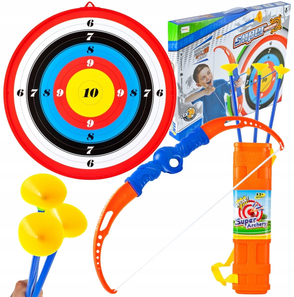 Детский лук с безопасной мишенью для стрел U282 elektrostator
Детский лук с безопасной мишенью для стрел U282 elektrostator