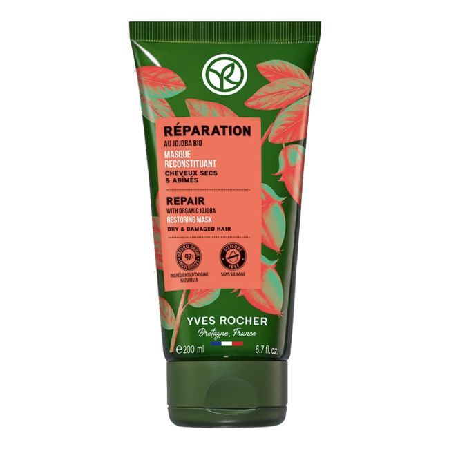 Восстанавливающая маска для волос Yves Rocher, 200 мл
Восстанавливающая маска для волос Yves Rocher, 200 мл