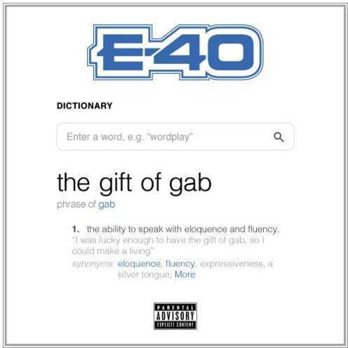 CD диск E-40: The Gift Of Gab
CD диск E-40: The Gift Of Gab