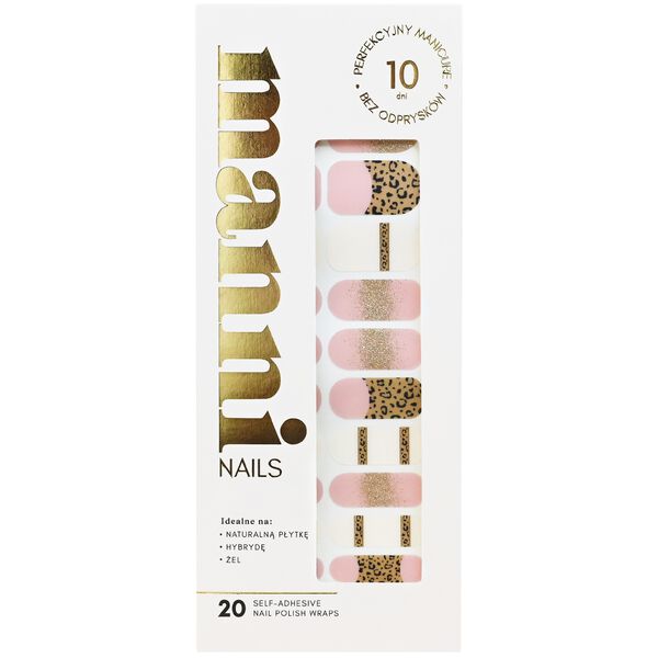 Самоклеящийся лак для ногтей, lola, 20 шт./1 упаковка. Manni Nails
Самоклеящийся лак для ногтей, lola, 20 шт./1 упаковка. Manni Nails