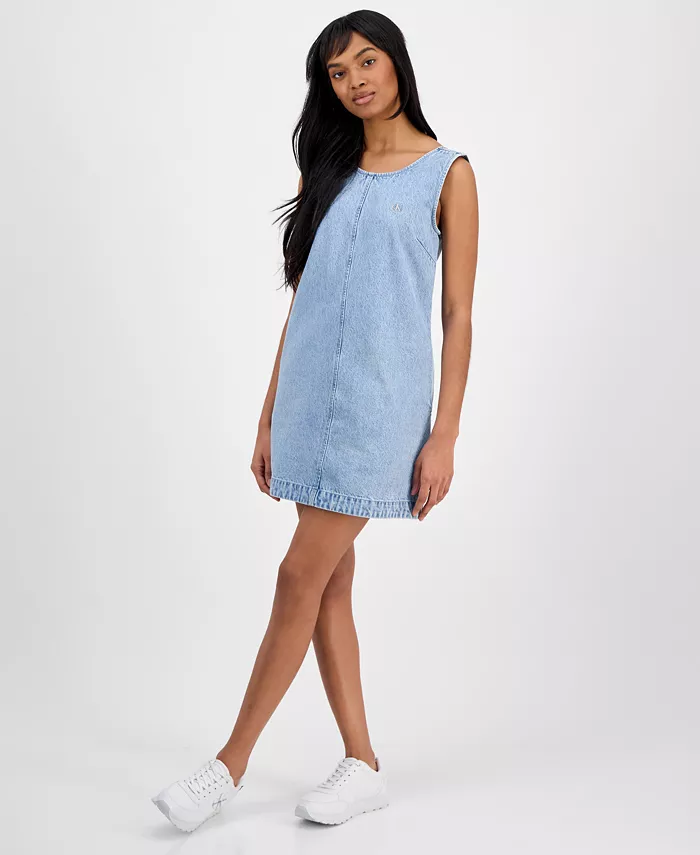 Женское платье-сарафан из денима без рукавов Calvin Klein Jeans, синий
Женское платье-сарафан из денима без рукавов Calvin Klein Jeans, синий