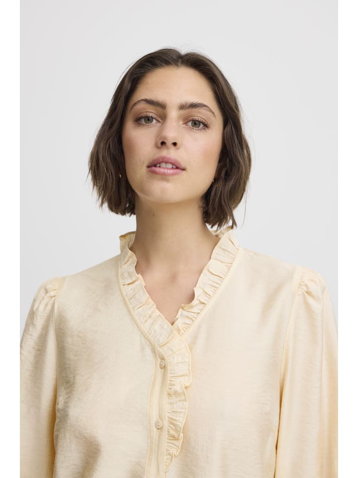 Блузка с длинными рукавами IXLAYA, классический крой, цвет миндальное молоко ICHI
Блузка с длинными рукавами IXLAYA, классический крой, цвет миндальное молоко ICHI