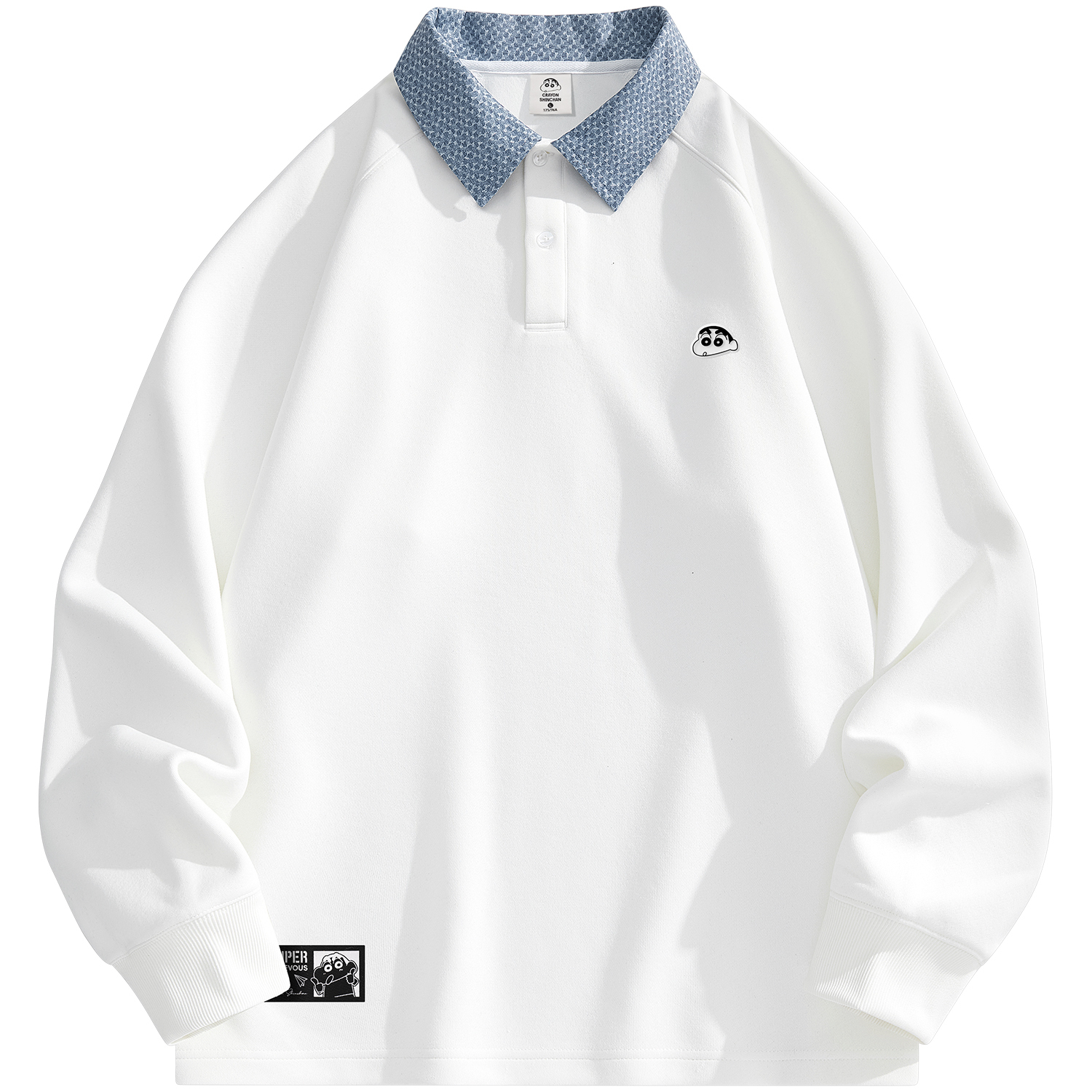 Унисекс свитшот Crayon Shinchan, белый
Унисекс свитшот Crayon Shinchan, белый