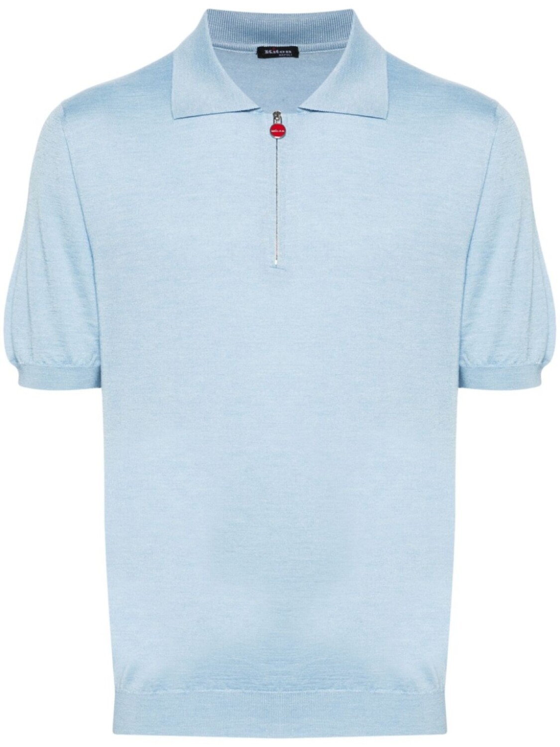 Kiton меланжевая рубашка поло, синий
Kiton меланжевая рубашка поло, синий