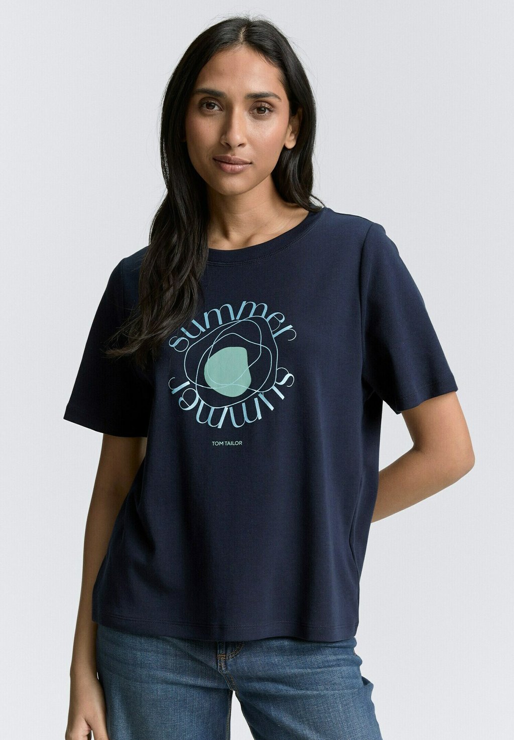 Футболка с принтом CREW NECK TOM TAILOR, темно-синий
Футболка с принтом CREW NECK TOM TAILOR, темно-синий