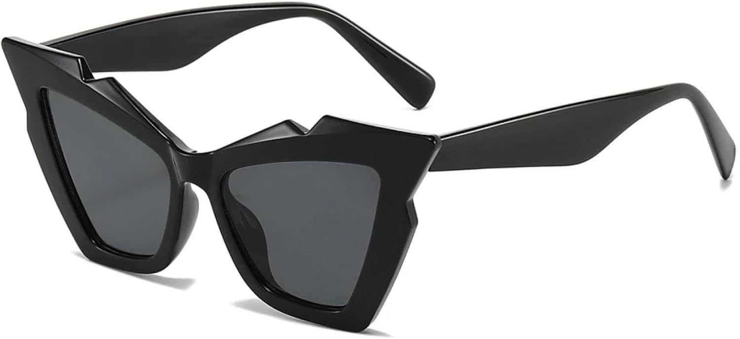 Большие солнцезащитные очки «кошачий глаз» для женщин, крупная оправа, роскошные модные панк-очки, ретро-стиль, очки с защитой от УФ-излучения UV400 TKKTLLT, Black Gray
Большие солнцезащитные очки «кошачий глаз» для женщин, крупная оправа, роскошные модные панк-очки, ретро-стиль, очки с защитой от УФ-излучения UV400 TKKTLLT, Black Gray