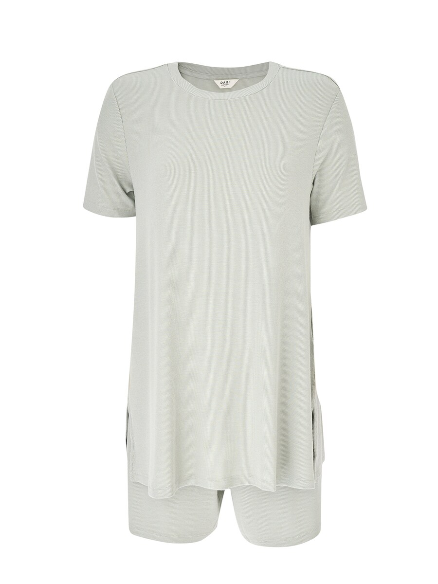 Короткий пижамный комплект Dagi, пастельно-зеленый
Короткий пижамный комплект Dagi, пастельно-зеленый