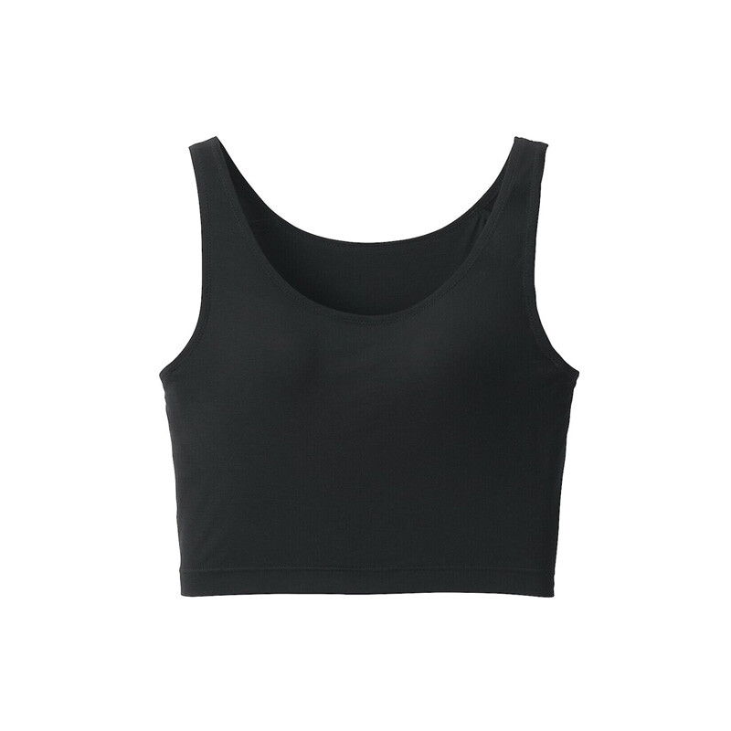 Топ короткий Muji с чашечками, белый
Топ короткий Muji с чашечками, белый