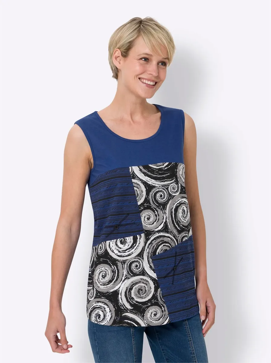 Топ-рубашка Classic Basics, синий
Топ-рубашка Classic Basics, синий