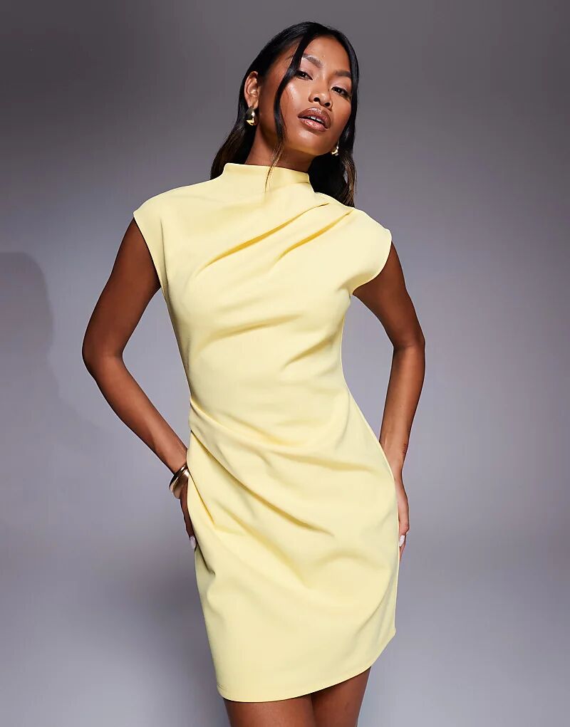 Структурированная мини-юбка ASOS DESIGN с высоким воротом пастельно-желтого цвета из ткани в стиле «скуба»
Структурированная мини-юбка ASOS DESIGN с высоким воротом пастельно-желтого цвета из ткани в стиле «скуба»