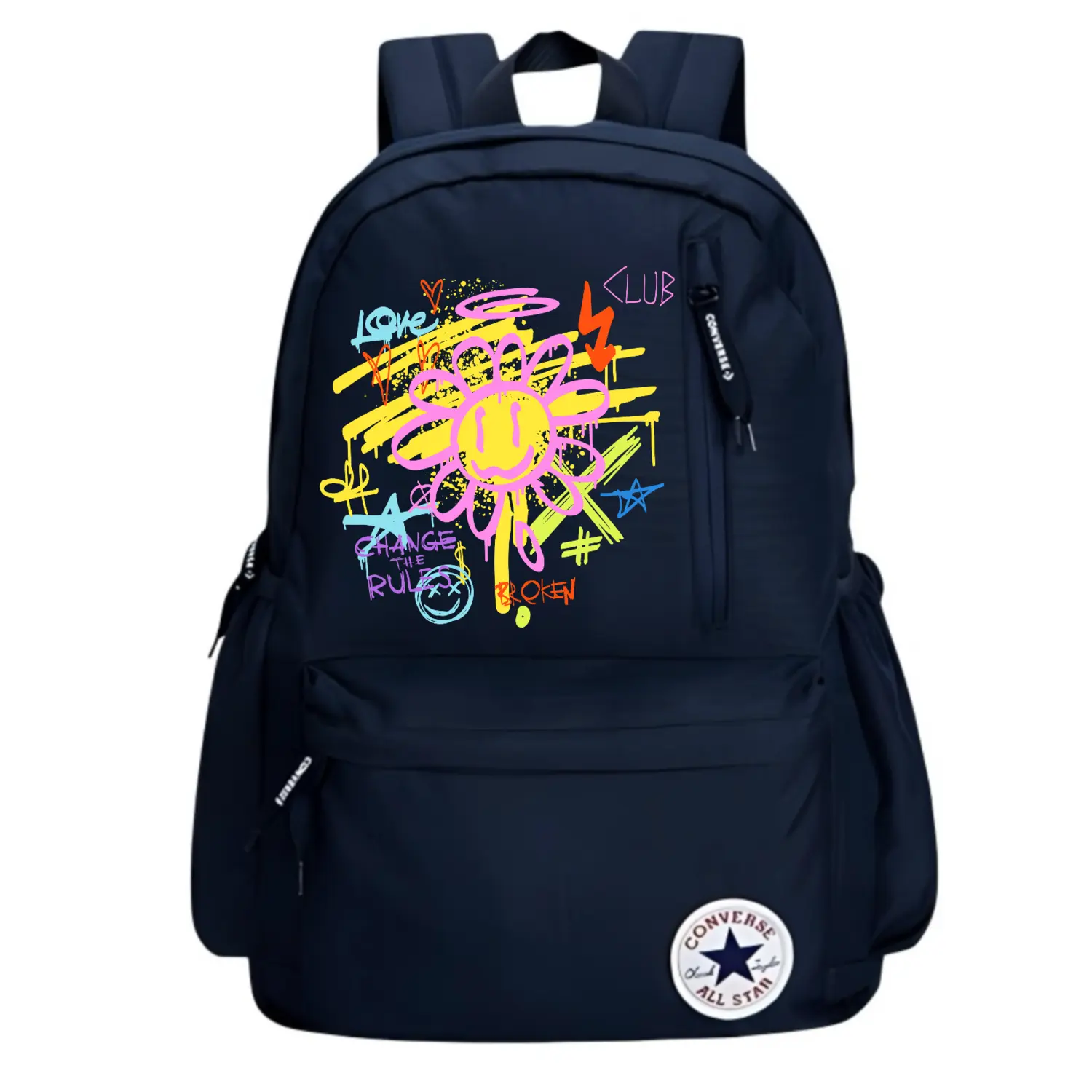 Converse Полиэстеровый рюкзак обычный унисекс темно-синий, Graffiti
Converse Полиэстеровый рюкзак обычный унисекс темно-синий, Graffiti