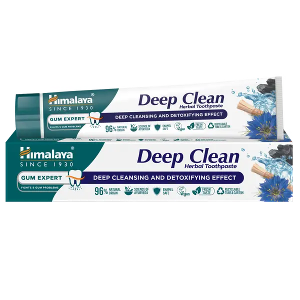 Зубная паста травяная, 75 мл Himalaya Gum expert deep clean
Зубная паста травяная, 75 мл Himalaya Gum expert deep clean