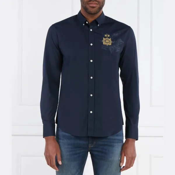 Рубашка из поплина классического кроя La Martina, синий
Рубашка из поплина классического кроя La Martina, синий