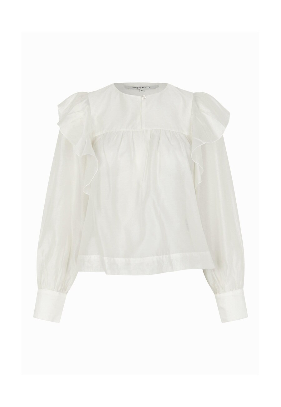 Блуза SECOND FEMALE Dream Ruffle, кремовый
Блуза SECOND FEMALE Dream Ruffle, кремовый