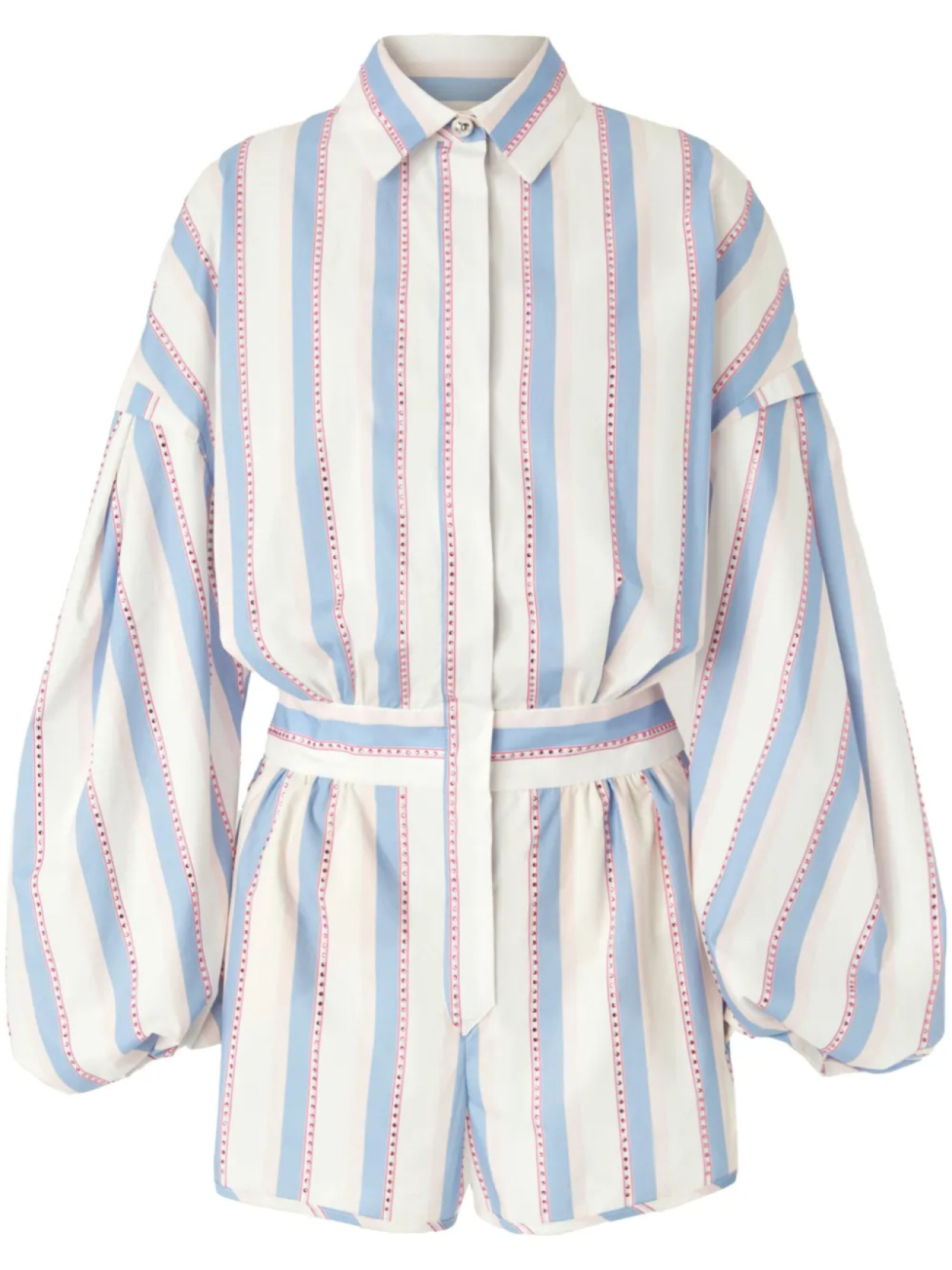 Ромпер с объемными рукавами Genny, белый
Ромпер с объемными рукавами Genny, белый