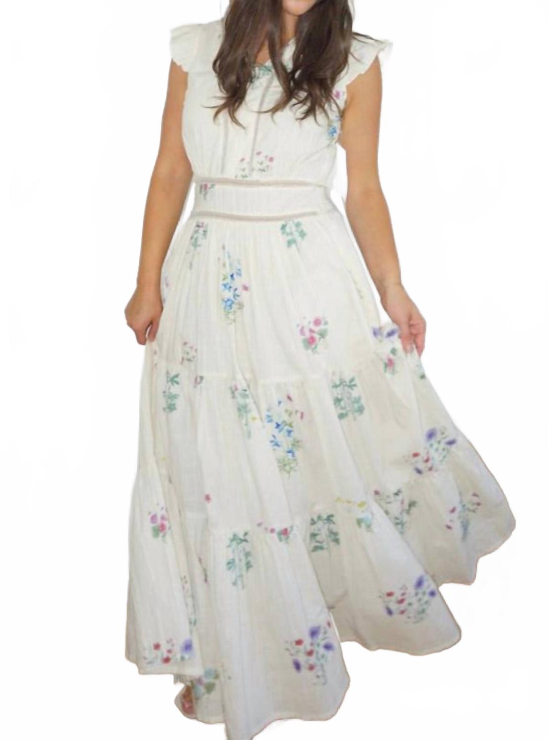 Ботаническое платье кремового цвета NIBI MTK
Ботаническое платье кремового цвета NIBI MTK