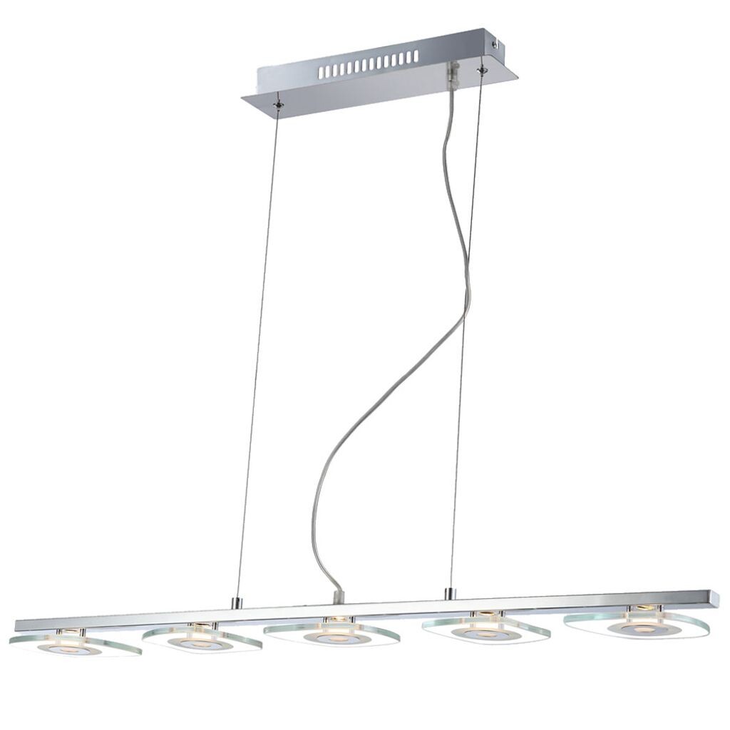 Светодиодный подвесной светильник, хром, сатиновое стекло, L 90 см Globo Lighting, серебро
Светодиодный подвесной светильник, хром, сатиновое стекло, L 90 см Globo Lighting, серебро