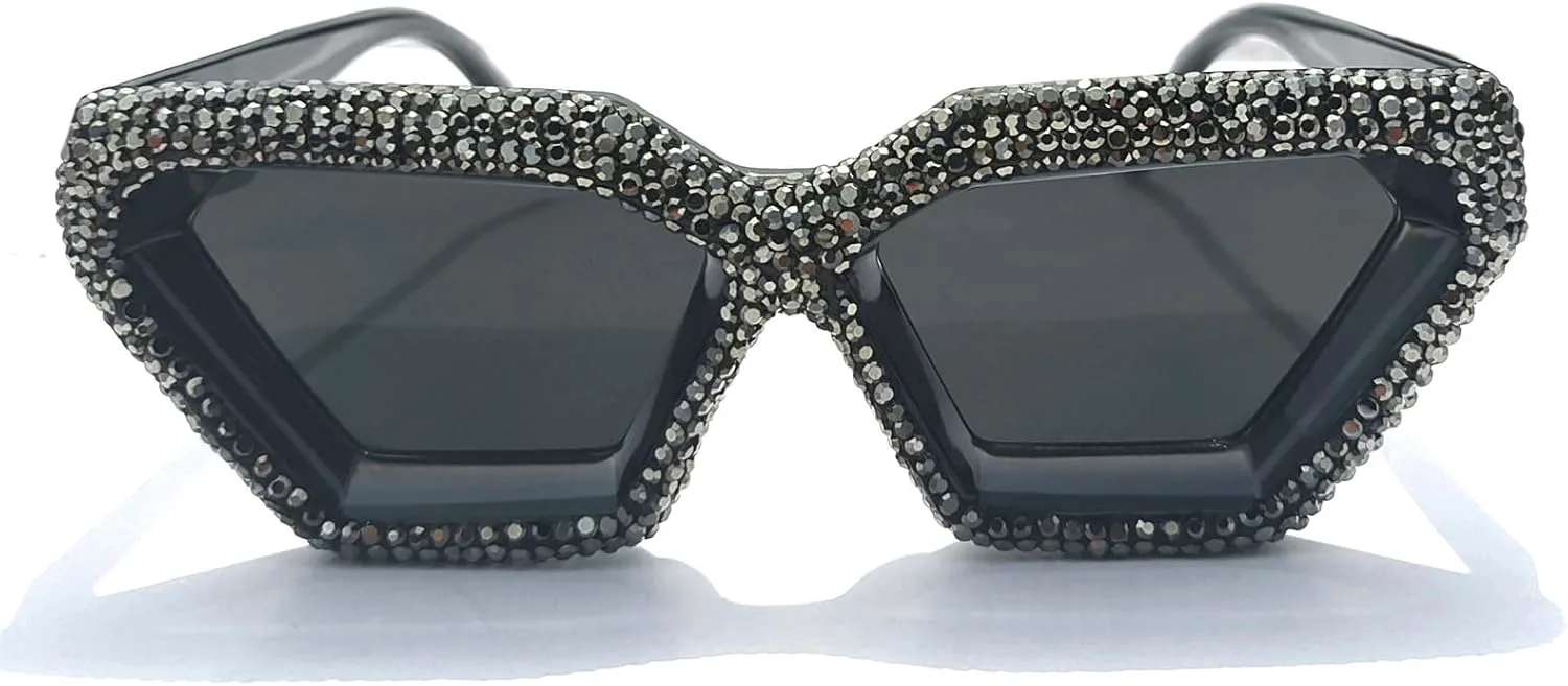 Willochra Модные солнцезащитные очки неправильной формы с квадратными стразами для женщин, хрустальные очки для вечеринок, сверкающие бриллиантовые очки, Black
Willochra Модные солнцезащитные очки неправильной формы с квадратными стразами для женщин, хрустальные очки для вечеринок, сверкающие бриллиантовые очки, Black