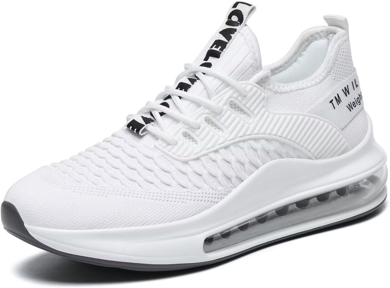 Мужские кроссовки большого размера с воздушной подошвой для бега, сетчатые спортивные прогулочные кроссовки Generic, белый
Мужские кроссовки большого размера с воздушной подошвой для бега, сетчатые спортивные прогулочные кроссовки Generic, белый