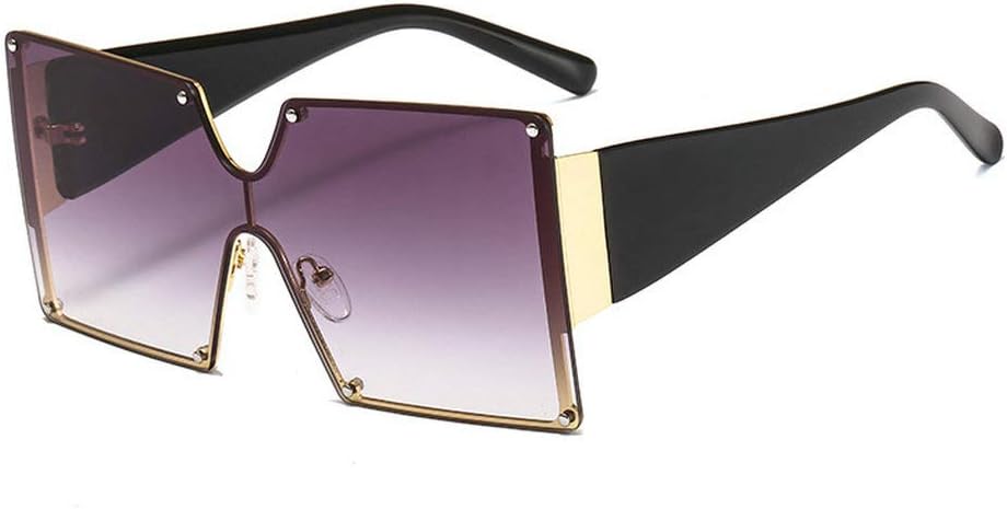 mincl/Увеличенные солнцезащитные очки-щитки для женщин, модные, класса люкс, защита от УФ-излучения UV400, винтажные, с плоской верхней частью, футуристические солнцезащитные очки 2019 года, Grey
mincl/Увеличенные солнцезащитные очки-щитки для женщин, модные, класса люкс, защита от УФ-излучения UV400, винтажные, с плоской верхней частью, футуристические солнцезащитные очки 2019 года, Grey