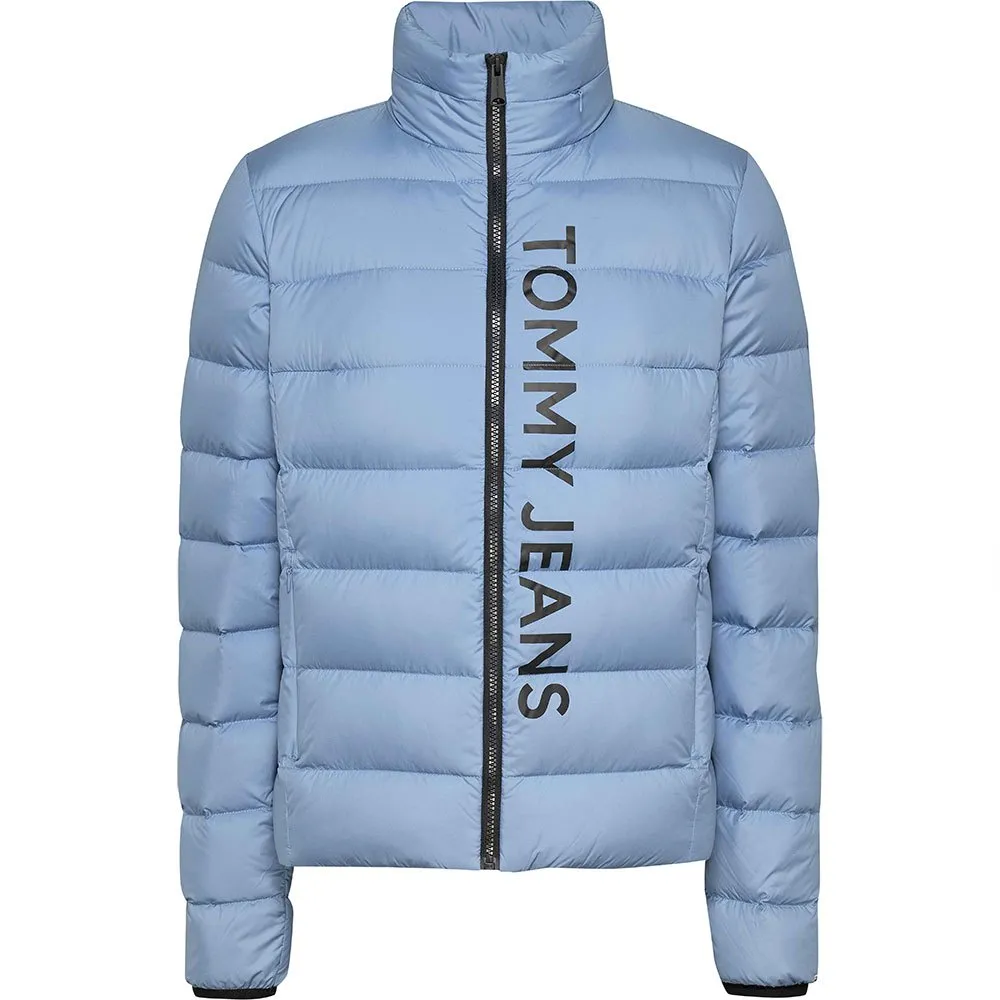 Пуховик Tommy Jeans Lt Down Printed, синий 
Пуховик Tommy Jeans Lt Down Printed, синий