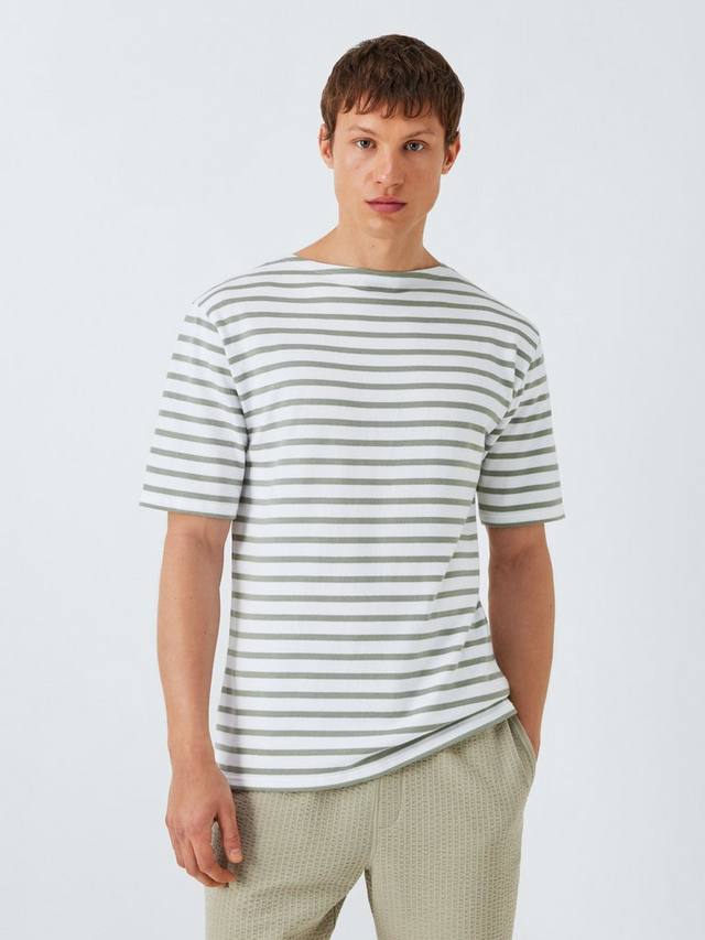 Хлопчатобумажная футболка в полоску обычного покроя с коротким рукавом Armor Lux, цвет Blanc/Shadow
Хлопчатобумажная футболка в полоску обычного покроя с коротким рукавом Armor Lux, цвет Blanc/Shadow