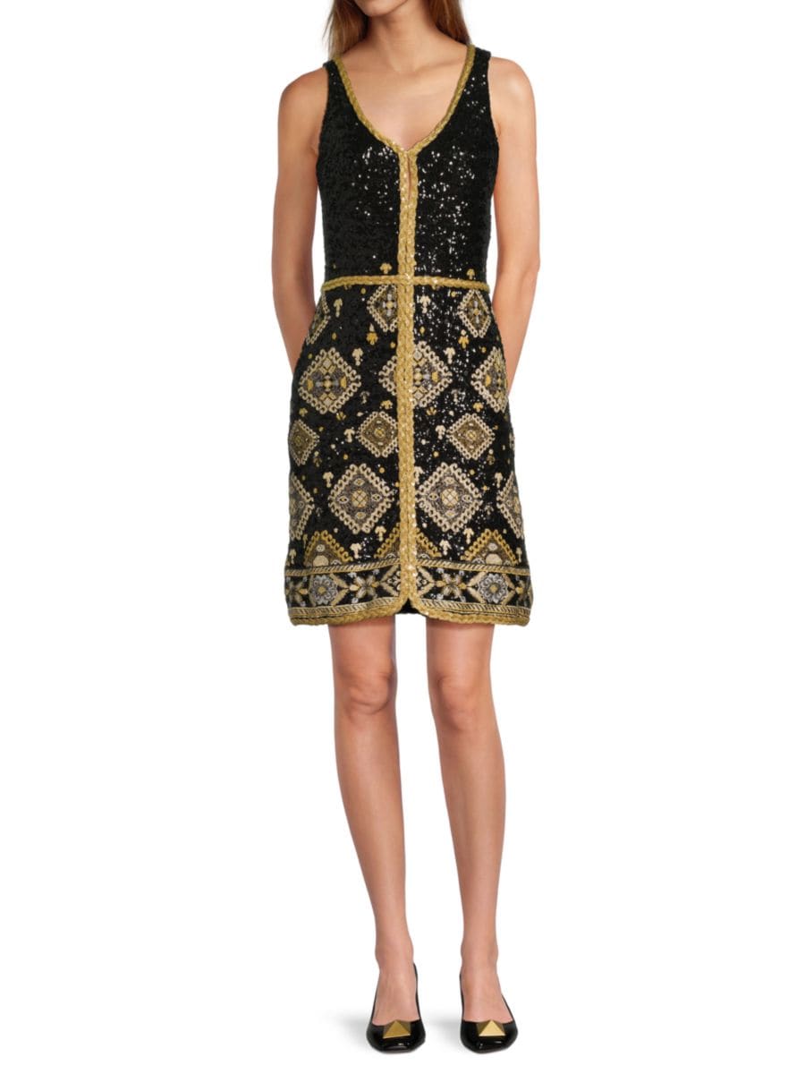 Платье длиной до колена, расшитое пайетками Giambattista Valli, черный мульти
Платье длиной до колена, расшитое пайетками Giambattista Valli, черный мульти