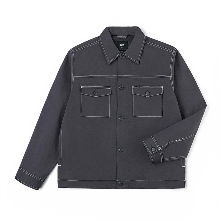 Lee Куртка мужская Iron Gray с лацканом, умеренный рабочий стиль
Lee Куртка мужская Iron Gray с лацканом, умеренный рабочий стиль