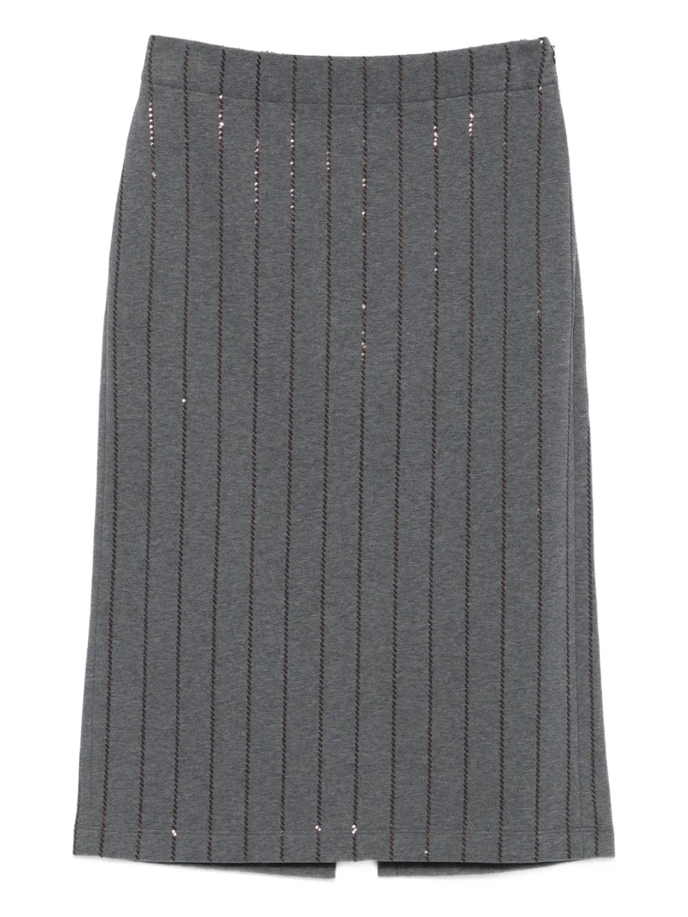 Юбка-карандаш миди с декором Brunello Cucinelli, серый
Юбка-карандаш миди с декором Brunello Cucinelli, серый