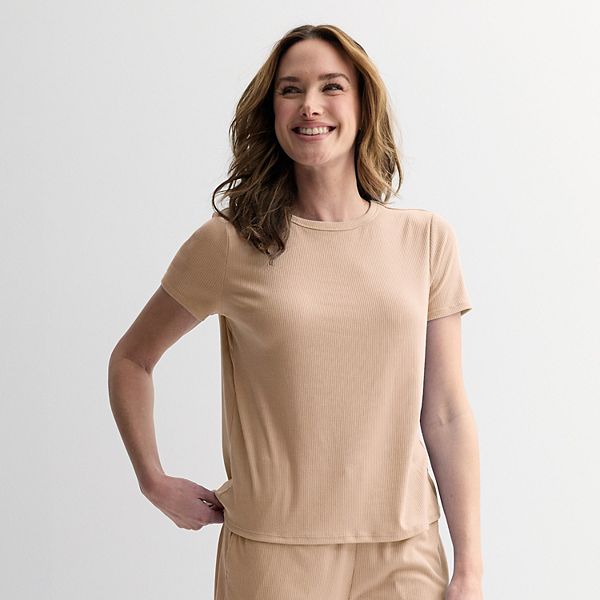 Женская пижама с коротким рукавом Sonoma Goods For Life, Mocha Froth
Женская пижама с коротким рукавом Sonoma Goods For Life, Mocha Froth