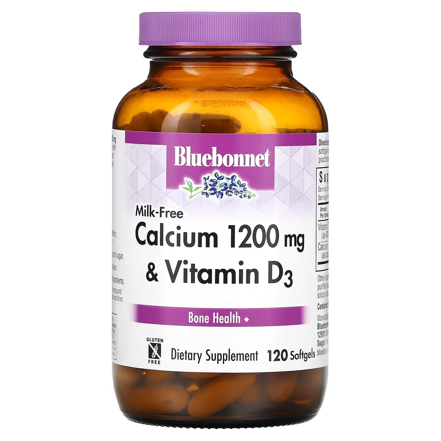 Безмолочный кальций и витамин D3 Bluebonnet Nutrition 1200 мг, 120 мягких таблеток
Безмолочный кальций и витамин D3 Bluebonnet Nutrition 1200 мг, 120 мягких таблеток