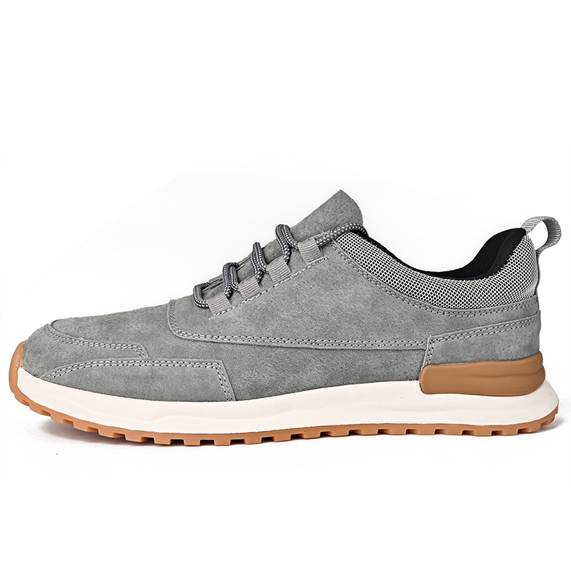 Мужские повседневные туфли с низким верхом, серые Wen Nai, Gray 
Мужские повседневные туфли с низким верхом, серые Wen Nai, Gray