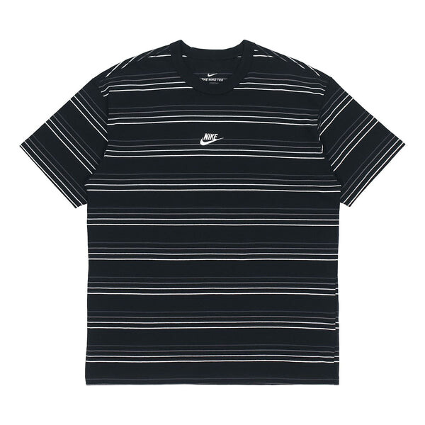 Футболка Nike Sportswear Embroidered Logo Stripe Loose Knit Sports Short Sleeve Black, черный 
Футболка Nike Sportswear Embroidered Logo Stripe Loose Knit Sports Short Sleeve Black, черный
