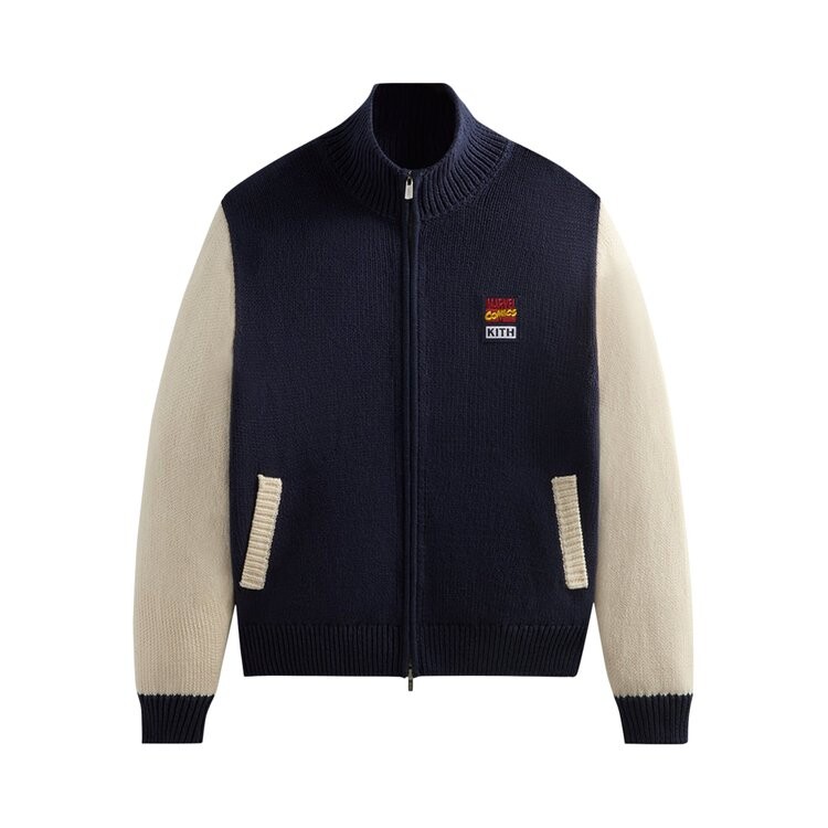 Свитер Kith x Marvel Comics Wyona Full Zip Sweater, цвет Nocturnal 
Свитер Kith x Marvel Comics Wyona Full Zip Sweater, цвет Nocturnal