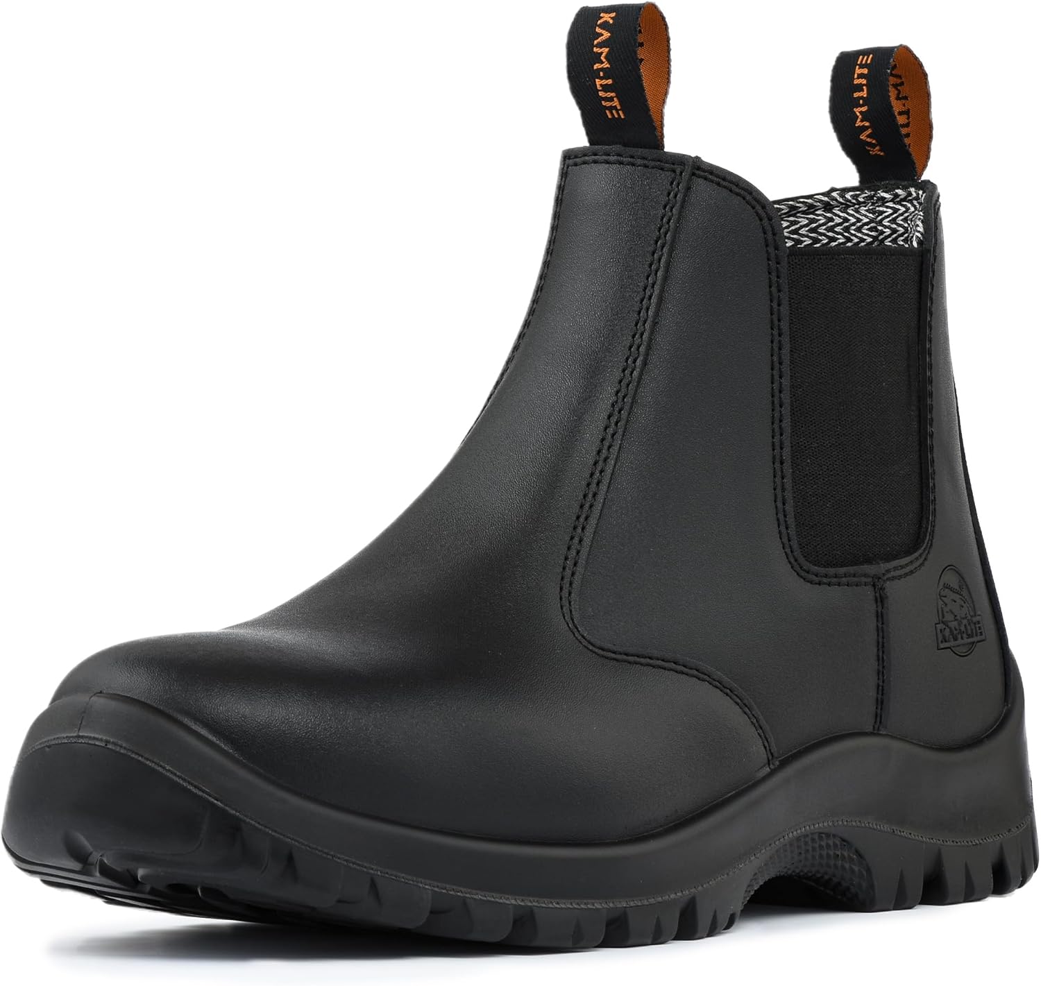 Рабочие ботинки для мужчин, слипоны с стальным носком Chelsea, водонепроницаемые, противоскользящие, легкие, удобные, дышащие ботинки с защитным носком KAM-LITE, черный
Рабочие ботинки для мужчин, слипоны с стальным носком Chelsea, водонепроницаемые, противоскользящие, легкие, удобные, дышащие ботинки с защитным носком KAM-LITE, черный