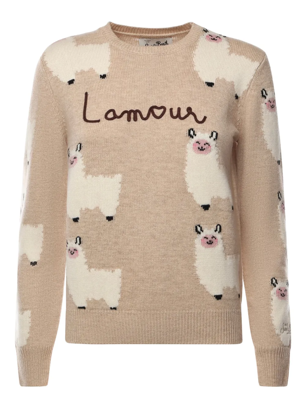 Свитер с узором в лам Mc2 Saint Barth, бежевый
Свитер с узором в лам Mc2 Saint Barth, бежевый