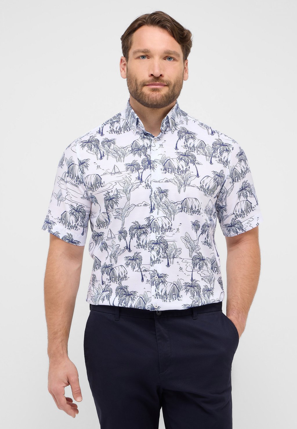 Рубашка Eterna, синий
Рубашка Eterna, синий