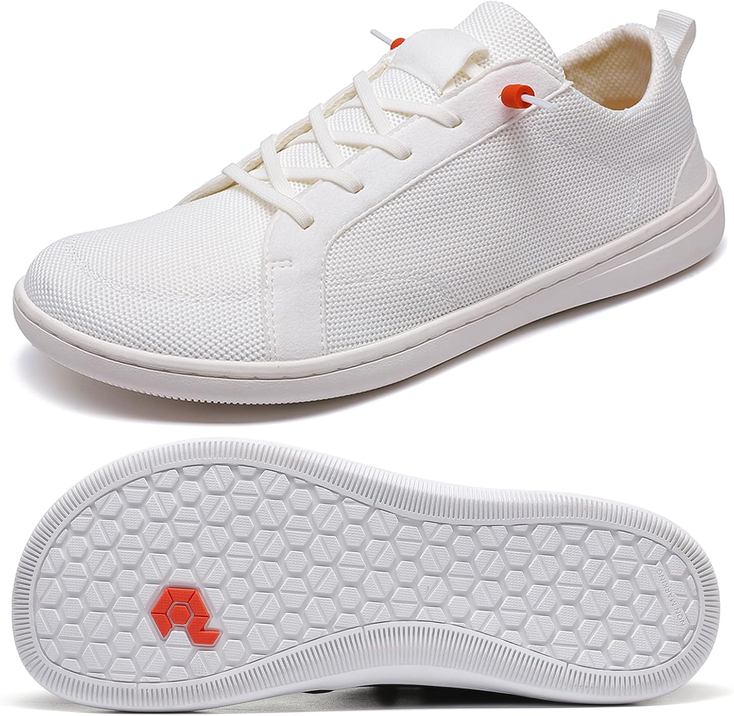 Мужские босоногообразные туфли с широкой носочной частью - минималистичные босоногообразные туфли с подошвой без подъема, сверхширокие слипоны для ходьбы для мужчин Pulltop, белый
Мужские босоногообразные туфли с широкой носочной частью - минималистичные босоногообразные туфли с подошвой без подъема, сверхширокие слипоны для ходьбы для мужчин Pulltop, белый