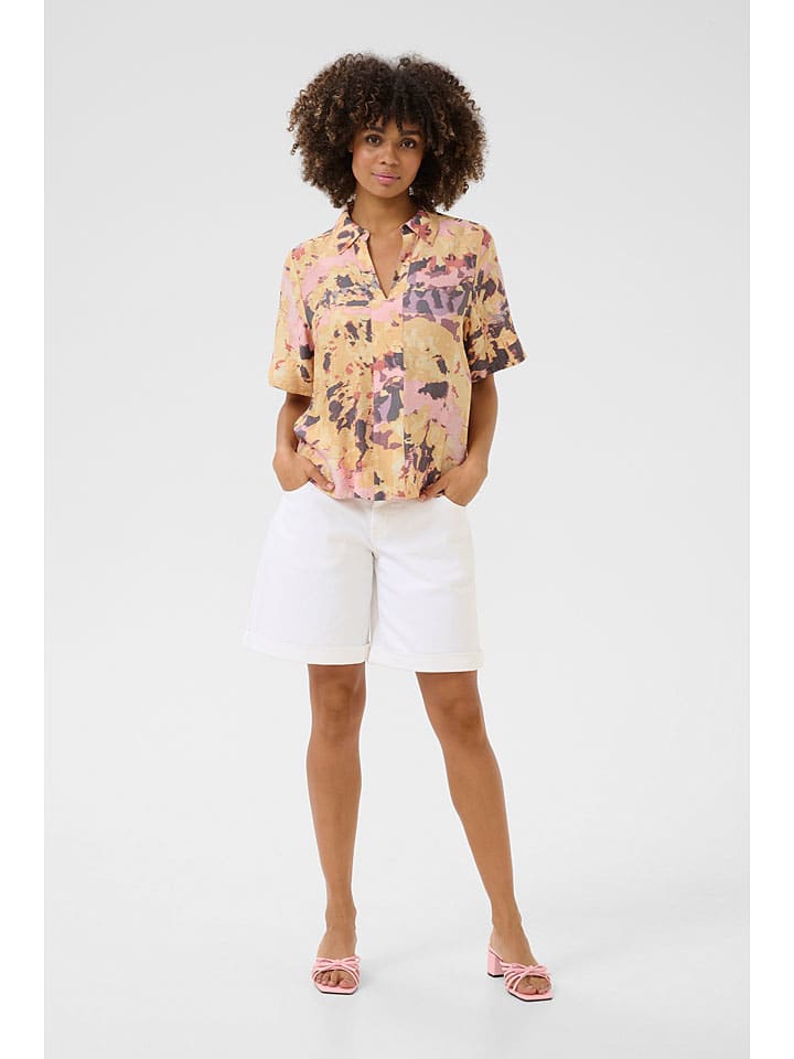 CULTURE Блузка "Греция" в оранжево-розово-фиолетовой расцветке
CULTURE Блузка "Греция" в оранжево-розово-фиолетовой расцветке