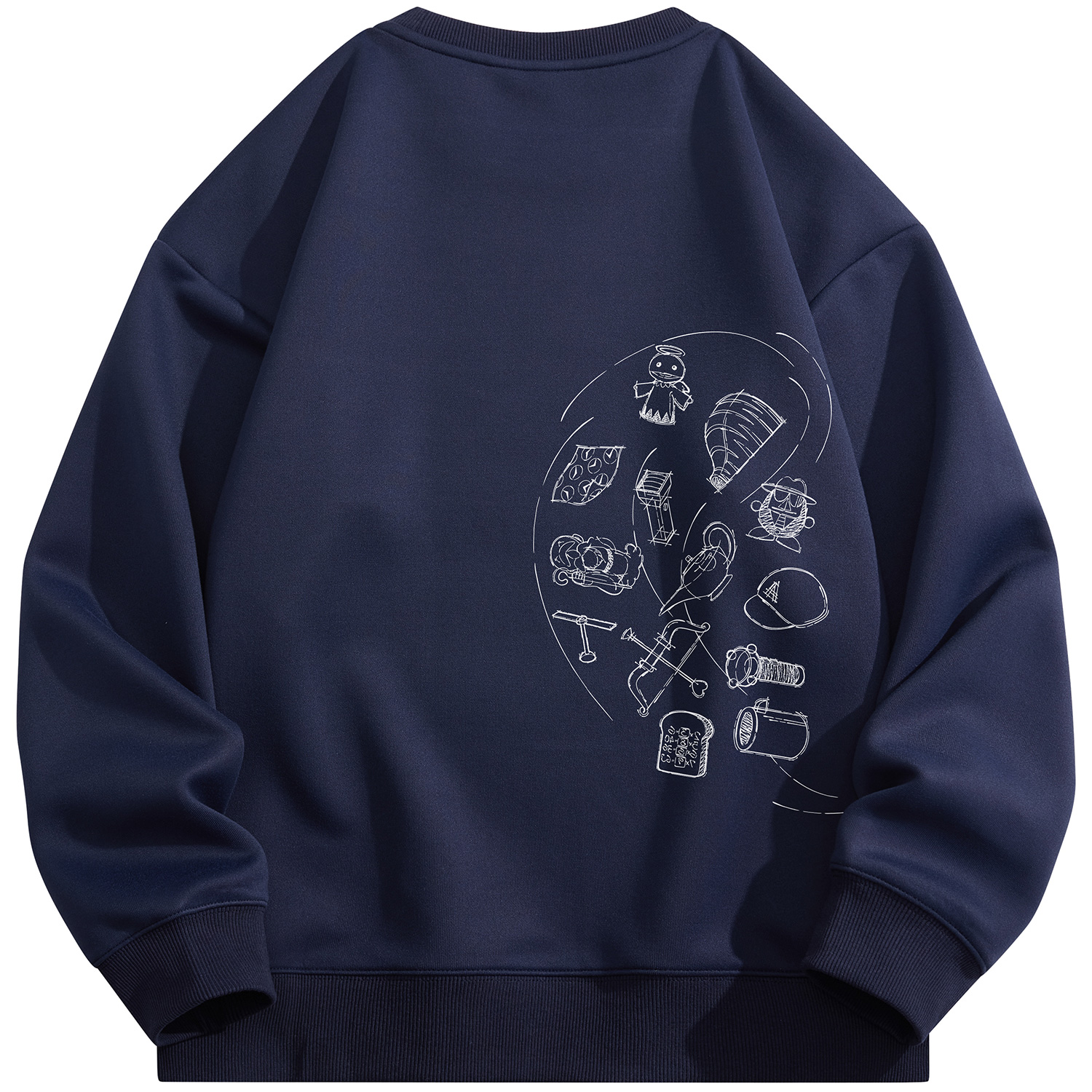 Унисекс свитшот Doraemon, темно-синий
Унисекс свитшот Doraemon, темно-синий