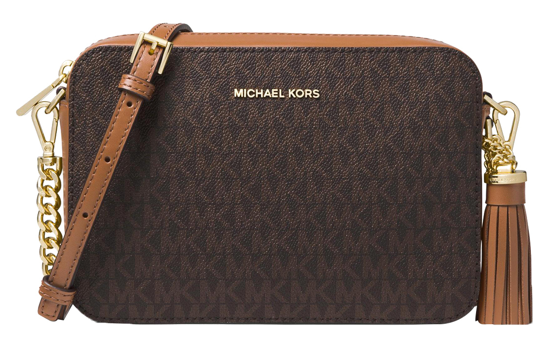 Сумка через плечо из кожи коровы Jet Set среднего размера для женщин, темно-коричневая и коричневая желудь MICHAEL KORS
Сумка через плечо из кожи коровы Jet Set среднего размера для женщин, темно-коричневая и коричневая желудь MICHAEL KORS
