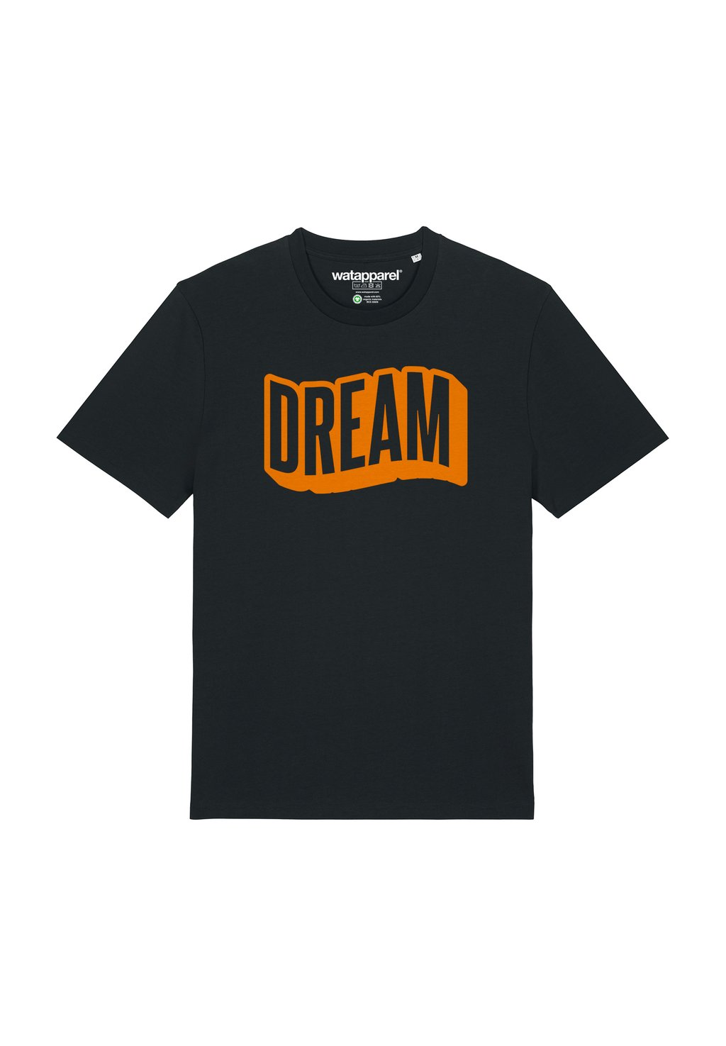 Футболка с принтом DREAM watapparel, черный 
Футболка с принтом DREAM watapparel, черный