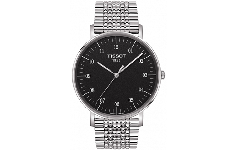 TISSOT Мужские часы с кварцевым механизмом серии Charm черный циферблат 42 мм корпус из нержавеющей стали браслет из нержавеющей стали
TISSOT Мужские часы с кварцевым механизмом серии Charm черный циферблат 42 мм корпус из нержавеющей стали браслет из нержавеющей стали