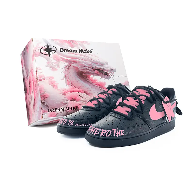 Nike Court Vision 1 Spade A Box Abrasion Resistant Low top Skateboard Shoes мужские розово-черные
Nike Court Vision 1 Spade A Box Abrasion Resistant Low top Skateboard Shoes мужские розово-черные