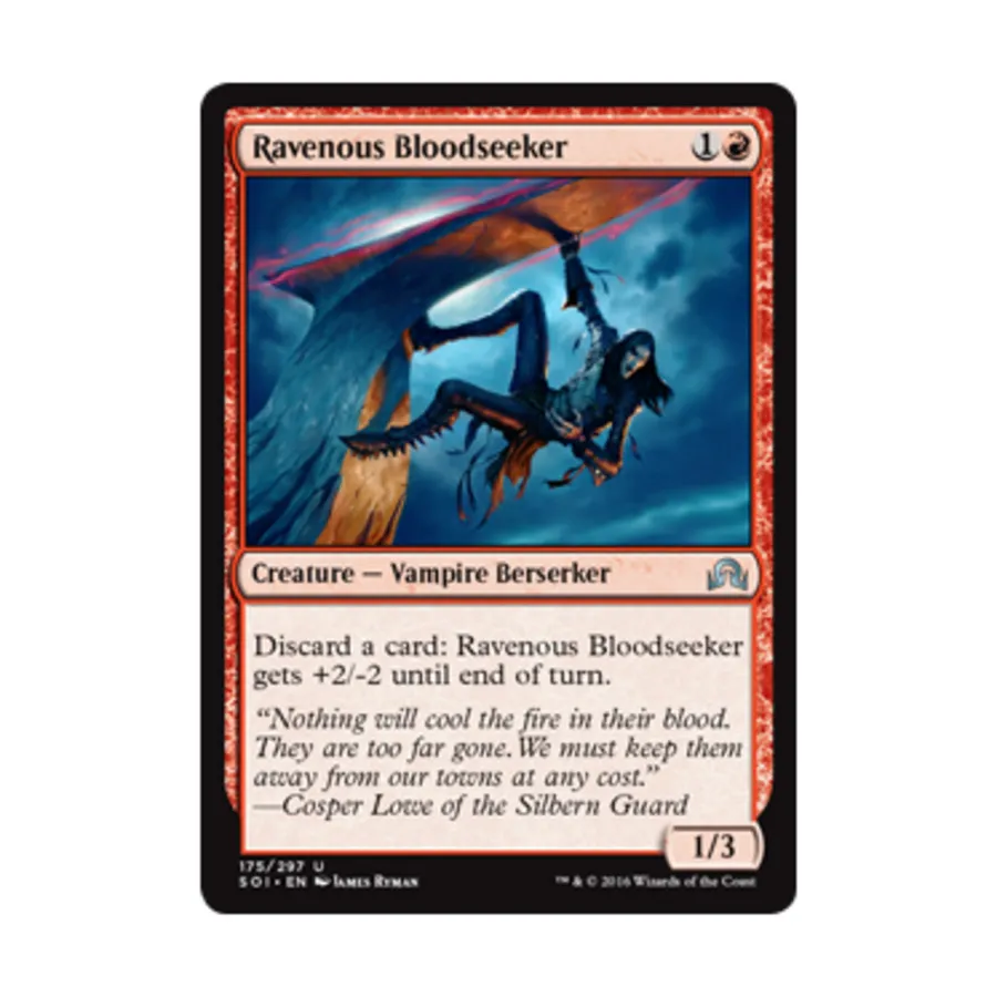 CCG Ненасытный кровооискатель (U) (фольга), MTG - Shadows Over Innistrad
CCG Ненасытный кровооискатель (U) (фольга), MTG - Shadows Over Innistrad