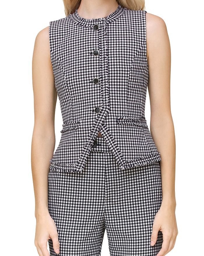 Жилет с бахромой Cutaway Avec Les Filles, синий
Жилет с бахромой Cutaway Avec Les Filles, синий