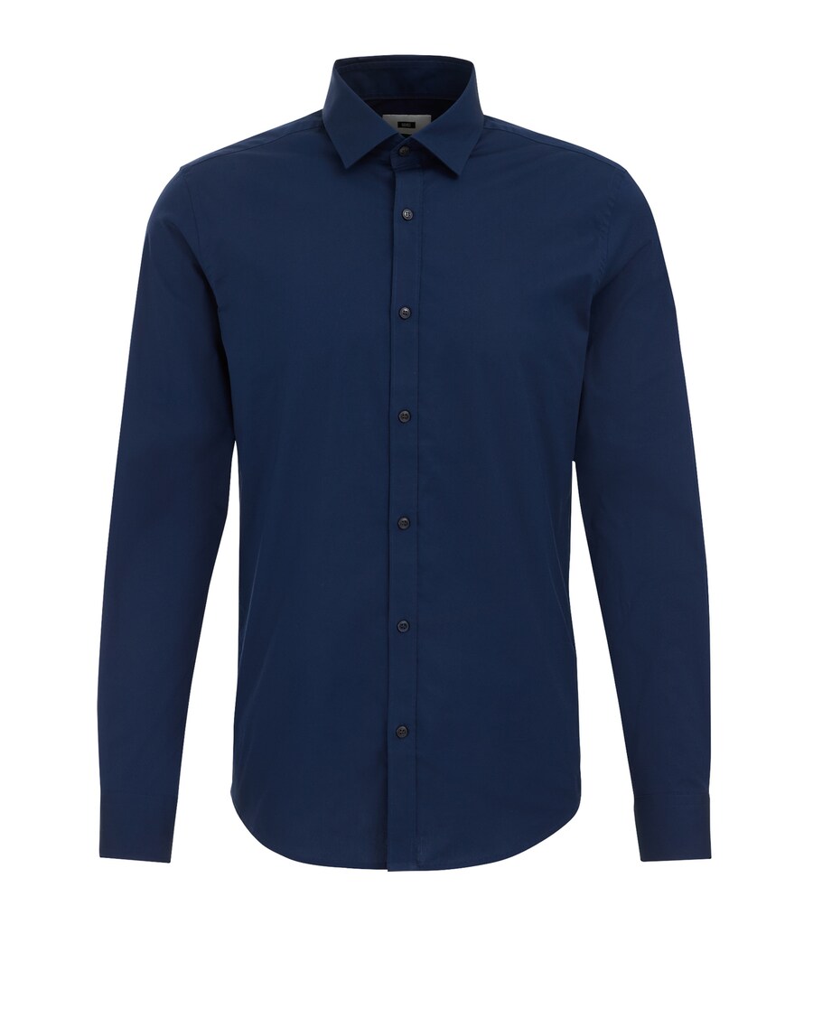 Приталенная рубашка на пуговицах WE Fashion, темно-синий
Приталенная рубашка на пуговицах WE Fashion, темно-синий