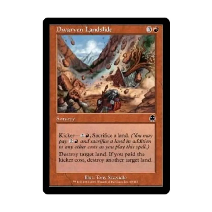 CCG Гномий оползень (клавиша C), MTG - Apocalypse
CCG Гномий оползень (клавиша C), MTG - Apocalypse